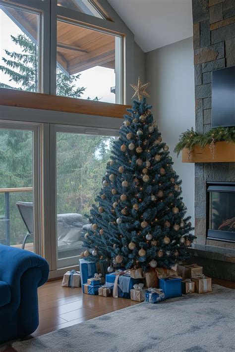 Image result for Rustic Christmas Tree Decorations