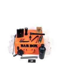 Buy Bar Box 19-Piece Cocktail Shaker Set with Rustic Wood Stand ...