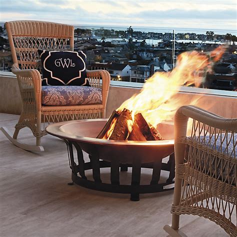Classic Copper Fire Pit with Solid Steel Base | Frontgate