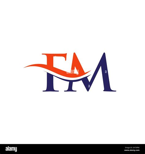 Fm Initial Monogram Logo: vetor stock (livre de direitos) 341996789 ...
