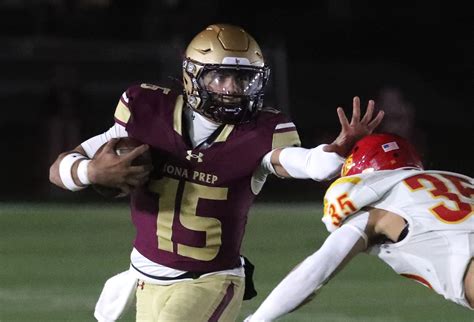 CHSFL football: Iona Prep beats Chaminade 28-7, Guzman has 4 TDs