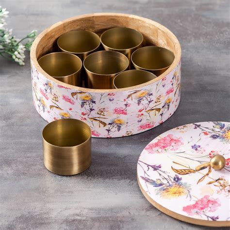 Buy Pink Allure Botanic Wood Masala Box Online at Best Price in India ...