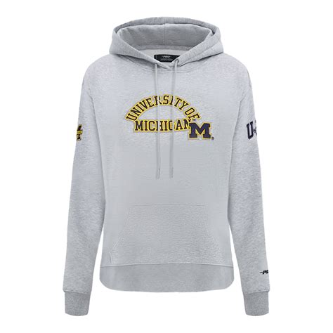 Women's Michigan Wolverines Pro Standard University of Michigan Grey H ...