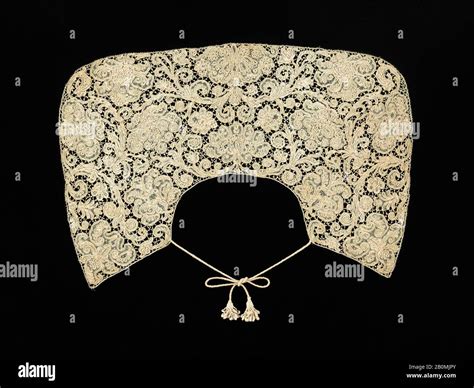 Collar, Spanish, late 17th century, Spanish, linen Stock Photo - Alamy