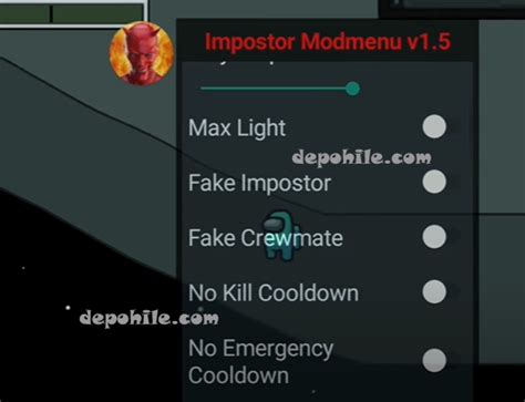 Image result for Among Us Mod Menu for BlueStacks