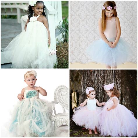 Weddings- the Joys and Jitters: Sweet Flower Girl Tutu Dresses
