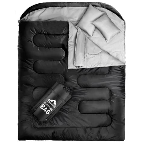 Mereza Double Sleeping Bag, 2 Person Sleeping Bag For Adult Mens ...