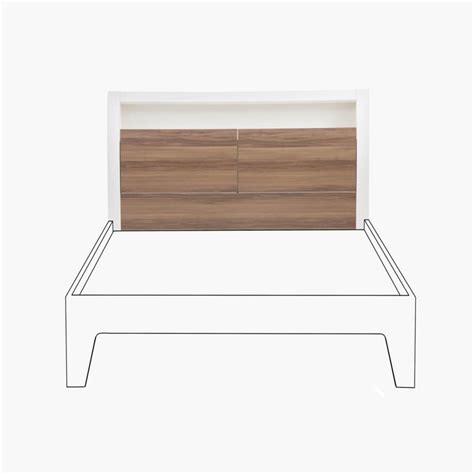 Buy Crystal Maximus Single Bed Headboard - 19.5 x 120 x 129 cm from ...