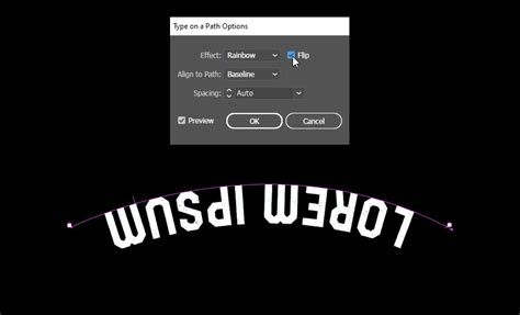 Illustrator Text Path 的图像结果