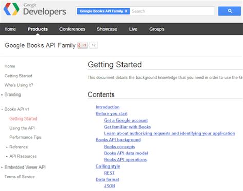Image result for Google Book API Examples