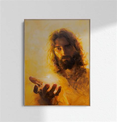 Jesus Christ Reaching Out His Hand