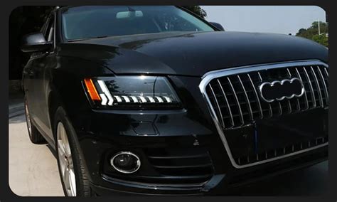 Audi Q5 Headlights 2009-2018 Q5 LED Headlight Projector Lens Siginal ...