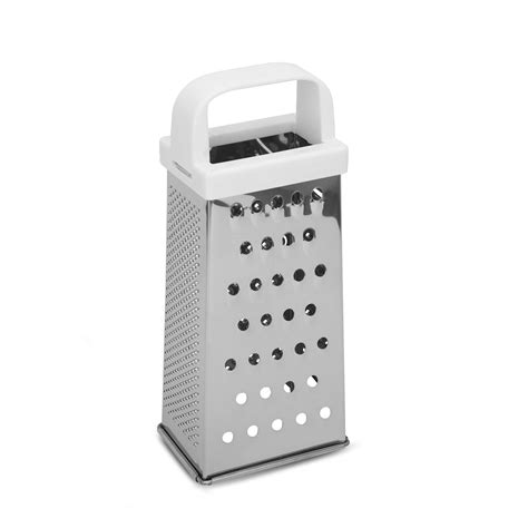 Fackelmann 4-Sided Stainless Steel Kitchen Grater | Ideal for Slicing ...
