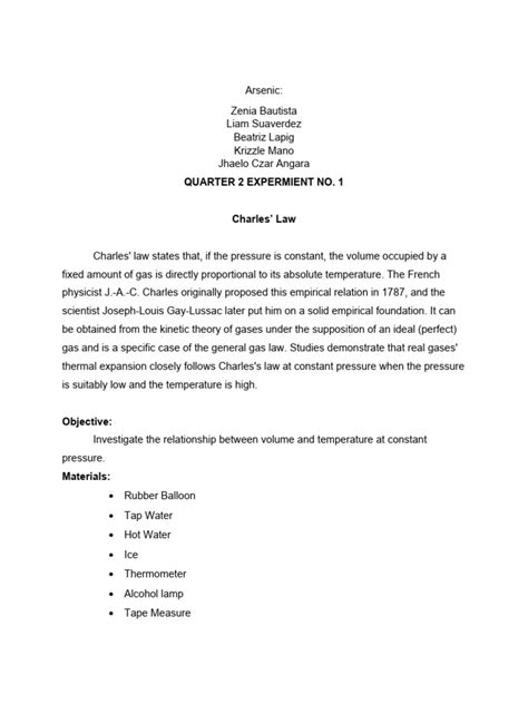 Image result for Chemistry Lab Report Example University