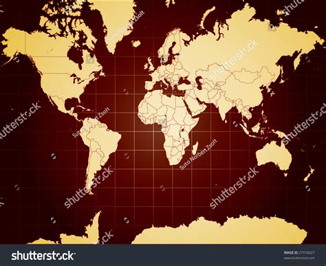 Detailed World Map Vector 的图像结果