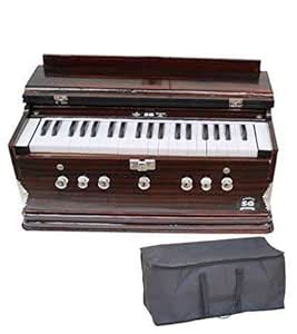 SGML Musical harmonium bass+male two reeds, finish lacquer, 7 stopper ...