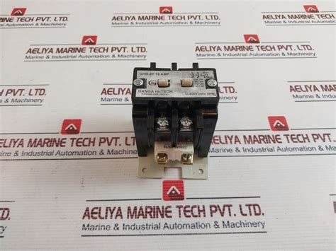 Ganga Hi-tech Ghd-2P Contactor 16A 600V – Aeliya Marine Tech