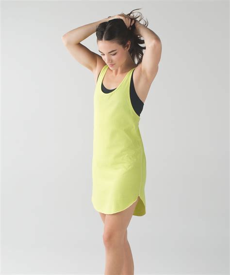 Lululemon Water: Salty Swim Dress - Heathered Clarity Yellow - lulu ...