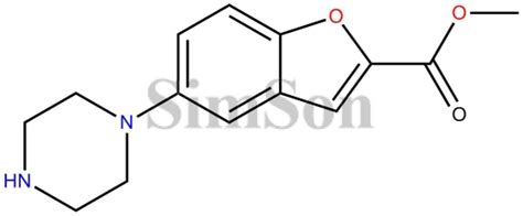 Methyl 5-(piperazin-1-yl)-1-benzofuran-2-carboxylate | CAS No- NA ...