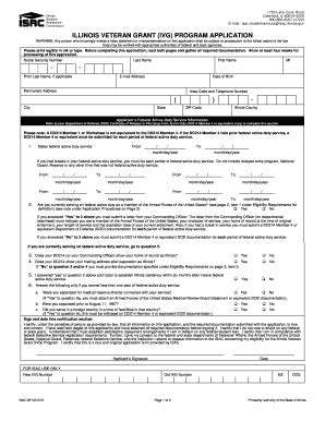 Illinois Veterans Grant Fillable Form - Fill and Sign Printable ...