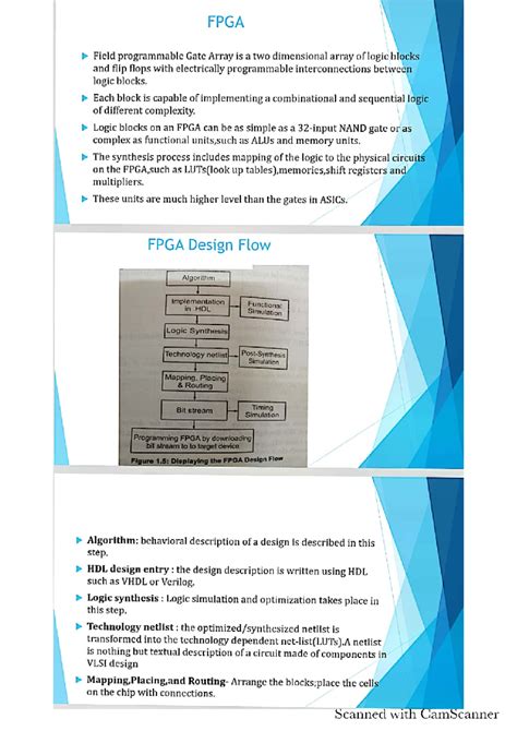 FPGA Design Flow - VLSI design - Studocu