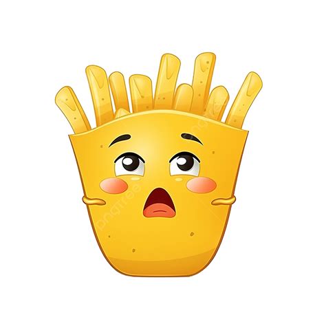 French Fries Emoji PNG, Vector, PSD, and Clipart With Transparent ...