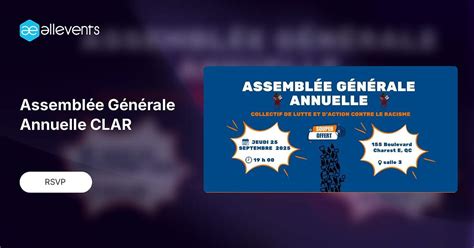 Assemblée Générale Annuelle CLAR, Maison de la coopération et de l ...