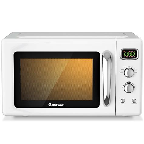 White Compact Countertop Microwave at Carolann Ness blog