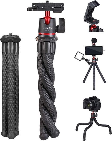 Buy Adofys Coman MT-35 Camera Flexible Tripod, Cell Phone Tripod ...