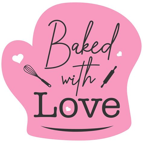 Buy Easykart 300 Baked with Love Stickers in Sheets, Pink Color in Hand ...