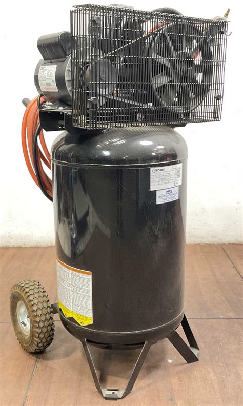 Lot - Kobalt 30 Gallon Cast-Iron Oil Lube Air Compressor