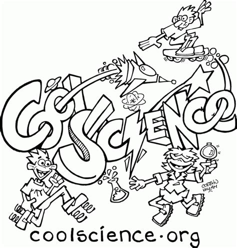 Science Lab Coloring Pages 的图像结果