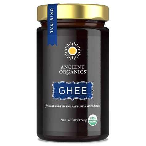 Amazon.com : Ancient Organics Ghee - Organic Grass Fed Ghee Butter ...