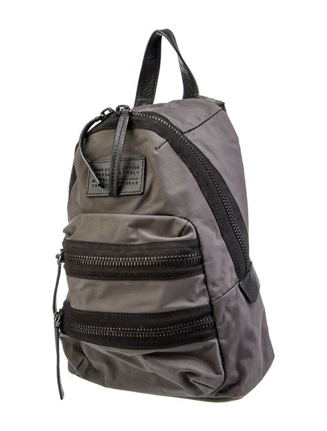 Marc Jacobs Nylon Backpack - Grey Backpacks, Handbags - MAR177669 | The ...