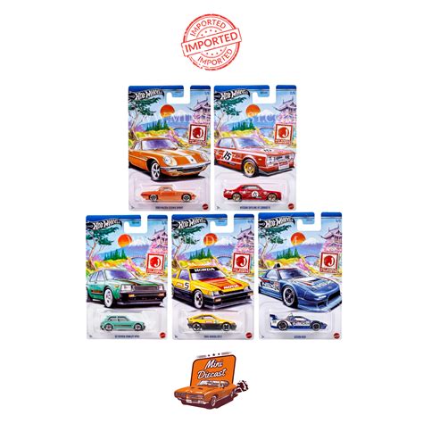 Hot Wheels Silver Series J-Imports – Set of 5 (Imported) – Mini Diecast