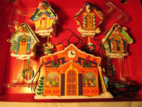 Vintage 1993 Mr. Christmas Animated Mickey's Clock Shop Disney Cuckoo ...