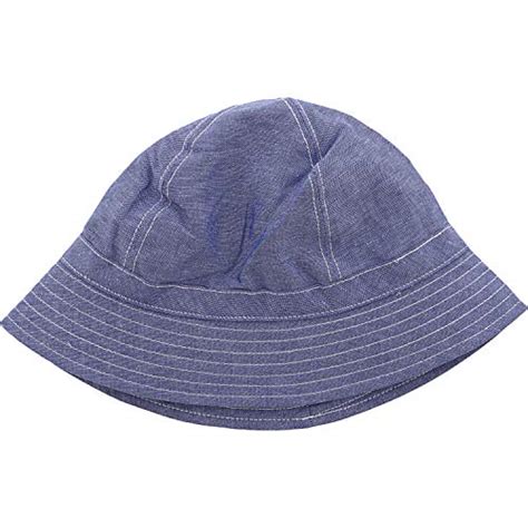 Janie and Jack Boy's Blue Chambray Bucket Hat Hats & Cap - 10-12 ...