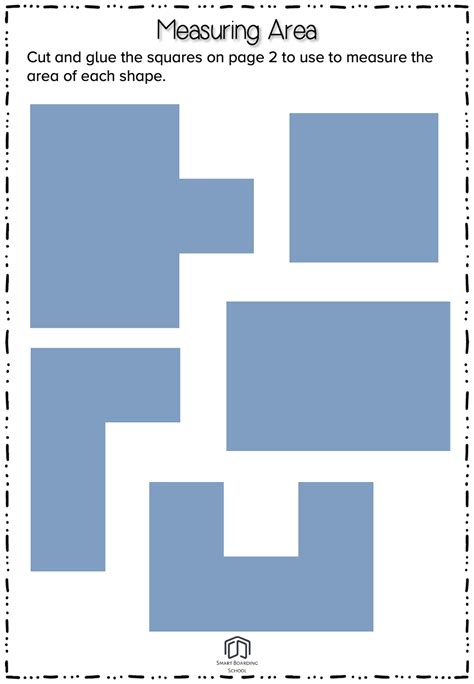 Image result for Measuring Area Using Appropriate Units Worksheet