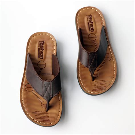 Men's Flip Flop Leather Sandals in 3 Colors | Wazzi's Wear