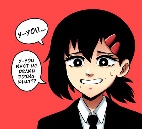 higashiyama kobeni (chainsaw man) drawn by kermittend | Danbooru