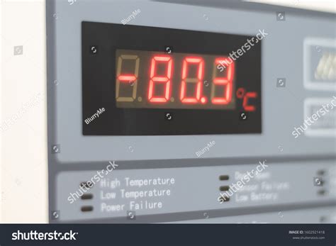 Ultra Low Temperature 80 Degree Celsius Stock Photo 1602921418 | Shutterstock