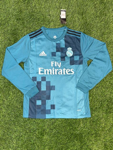 Retro Madrid 17/18 3rd Kit Bycycle Kick Full Sleeve