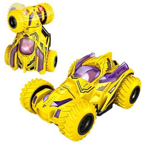 Buy WISHKEY Plastic Push and Go Stunt Toy Car for Kids, Friction ...