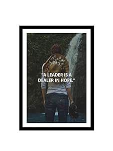999Store Canvas Printed Framed Inspirational Poster for Wall (35X25Cms ...