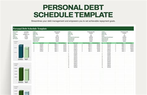 Debt Schedule Template - Schedule Template