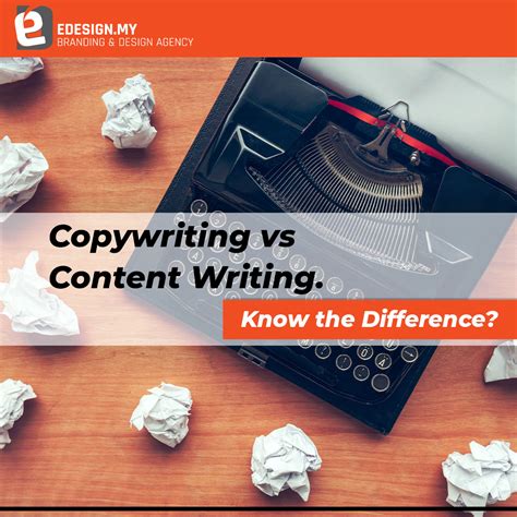 Copywriting vs Content Writing. Know the Difference? | edesign