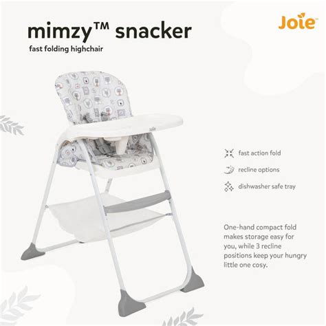 Joie Mimzy Snacker Portrait High Chair – BabyAmore