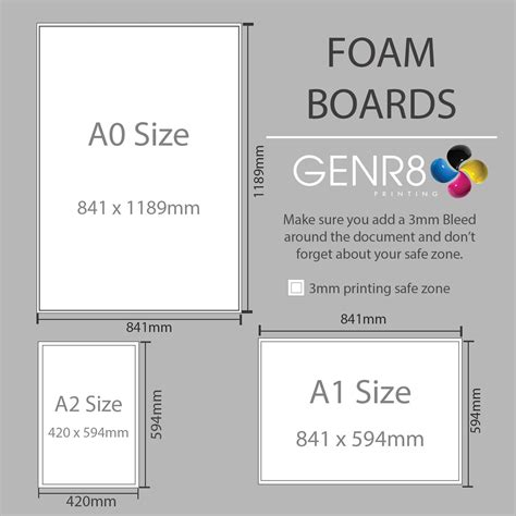 5mm Foam Board from – GENR8printing