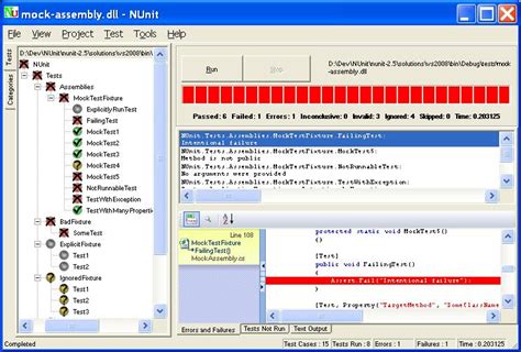Visual Studio NUnit 的图像结果