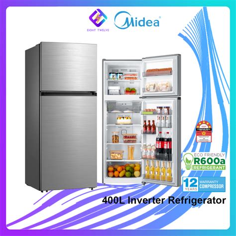 "NEW"Midea Refridgerator 400L Inverter Quattro 2 Door Refrigerator ...